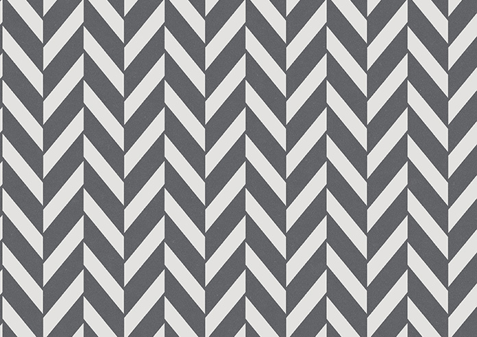 Chevron Stripe, Grey - Roman Blind - Image 7
